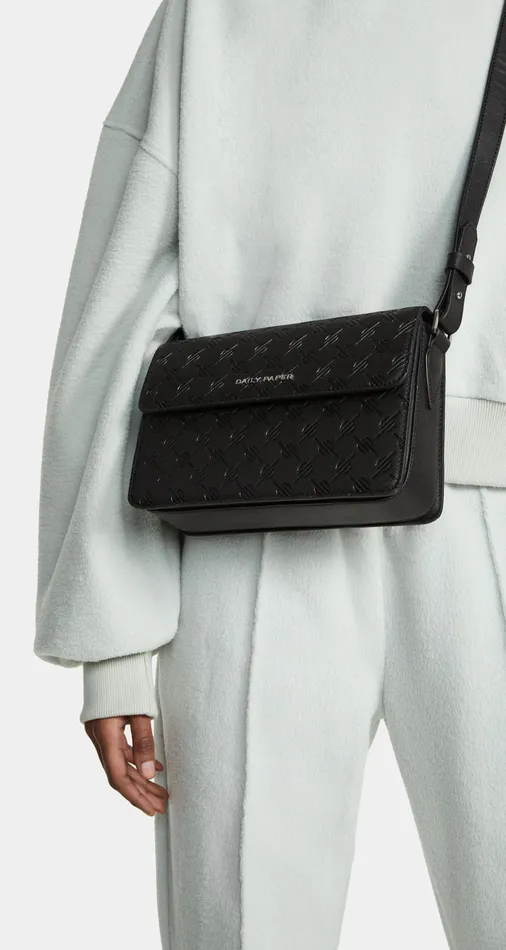 Black Meru Monogram Bag MenWomen Daily Paper Bags