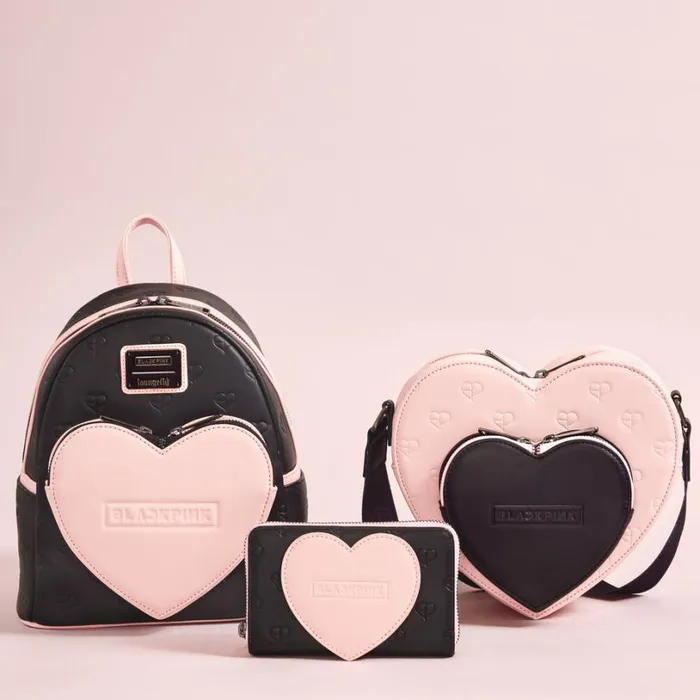 BLACKPINK AllOver Print Heart Mini Backpack Unisex Loungefly Backpacks BLACKPINK AllOver Print Heart Mini Backpack Unisex Loungefly Backpacks