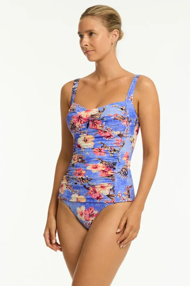 Blue Hawaii Twist Front Tankini Blue Hawaii Women Sea Level Tankinis and Singlets Blue Hawaii Twist Front Tankini Blue Hawaii Women Sea Level Tankinis and Singlets