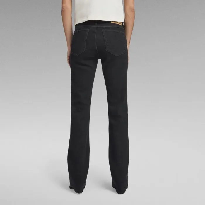Bootcut and Flare Women GStar RAW Noxer Bootcut Jeans Worn In Midnight Black Od