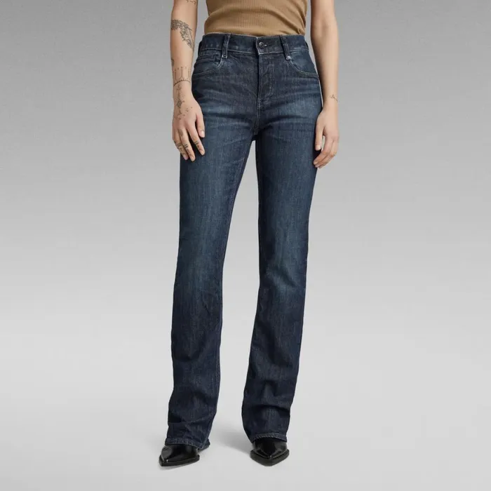 Bootcut and Flare Women GStar RAW Noxer Bootcut Jeans Worn In Ocean Reef