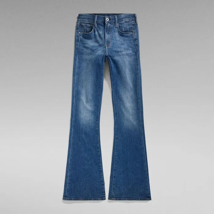 Bootcut and Flare Women GStar RAW Premium 3301 Flare Jeans Faded Cobalt