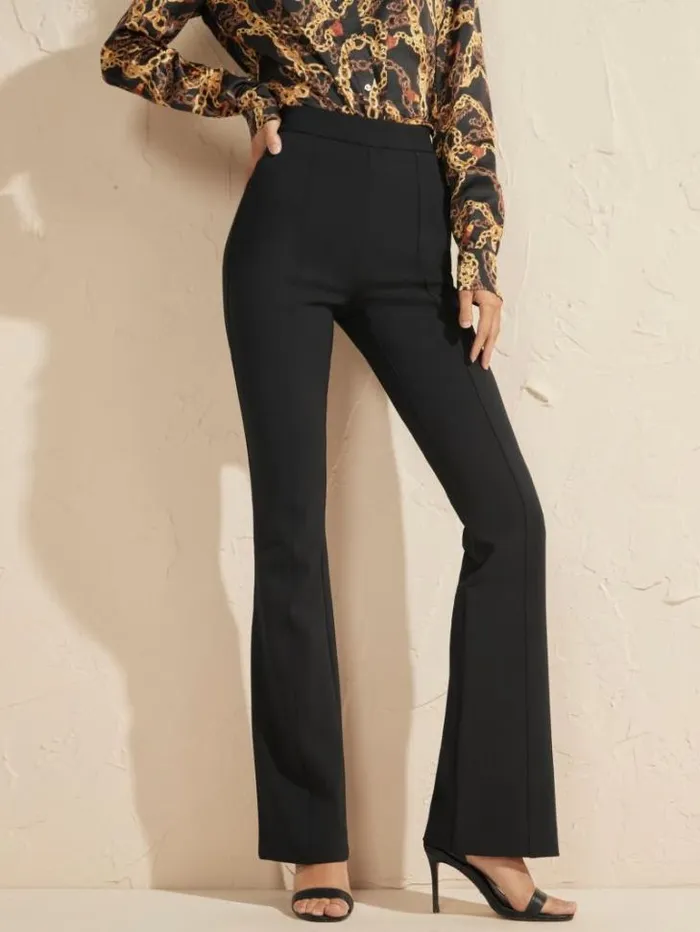 Bottoms Women Marciano Chloe Flared Pant Black