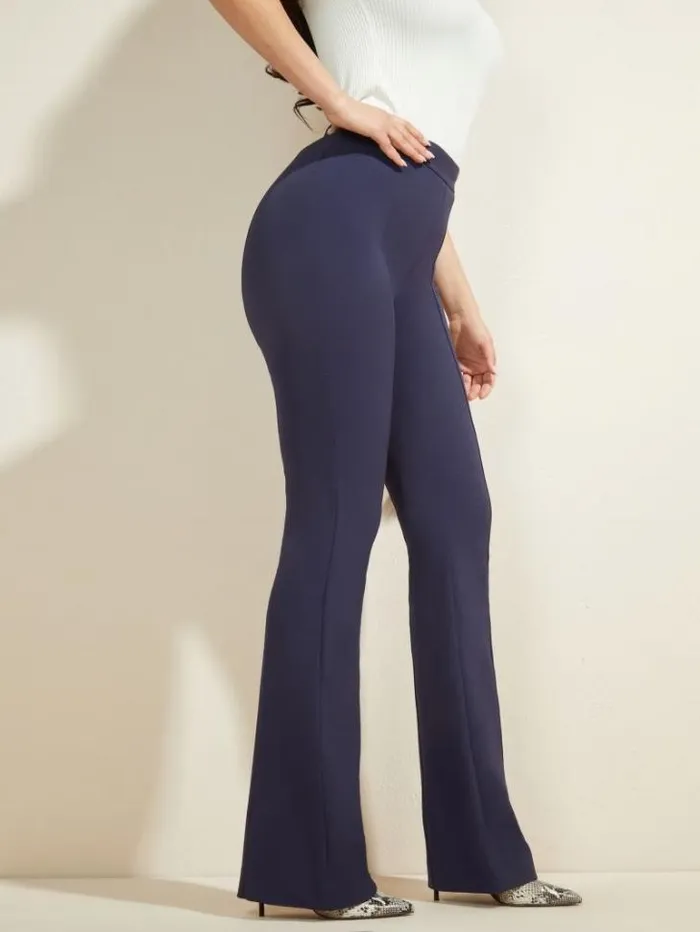 Bottoms Women Marciano Chloe Flared Pant Nocturnal Navy Bottoms Women Marciano Chloe Flared Pant Nocturnal Navy