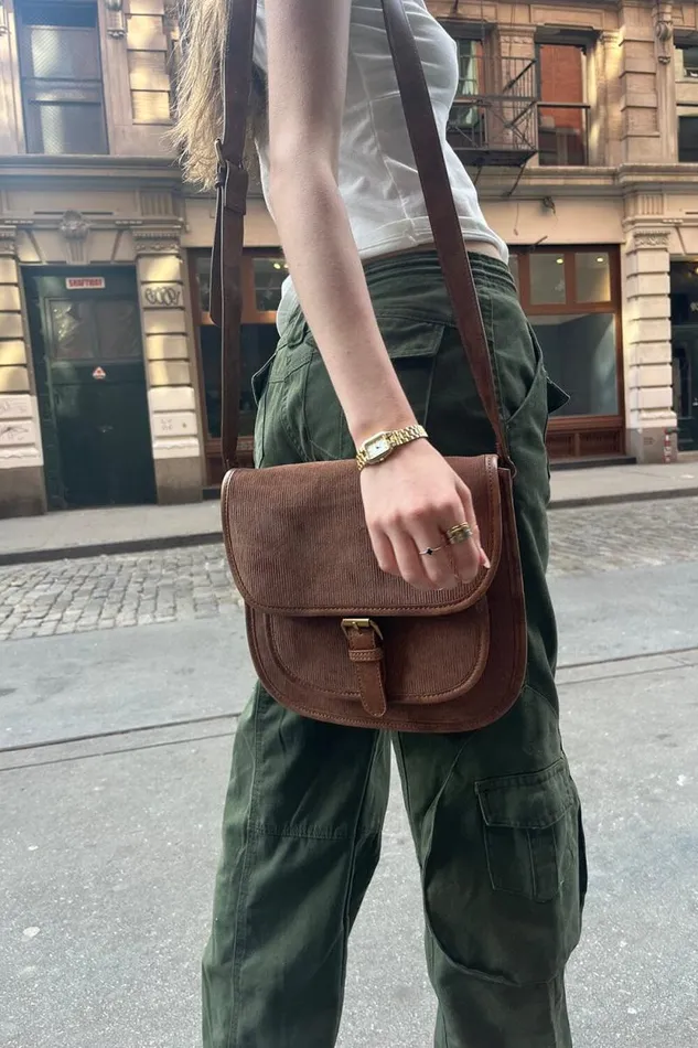 Brandy Melville Bags and Backpacks Buckle Purse Brown 8211 Women