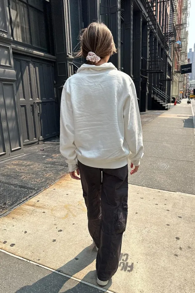 Brandy Melville Sweatpants and Sweatshirts Missy Sweatshirt Natural White 8211 Women