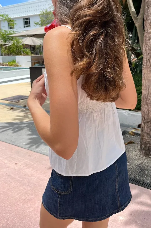 Brandy Melville Tops Tiffany Cotton Tank White 8211 Women