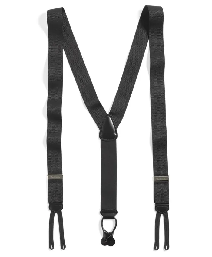 Brooks Brothers Belts ExtraLong Formal Suspenders Black 8211 Men