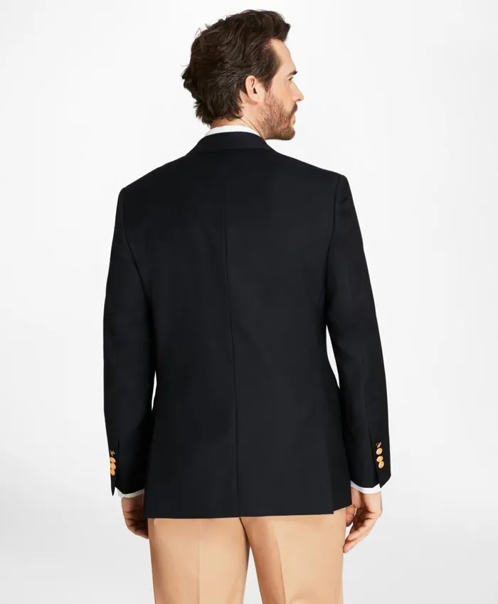 Brooks Brothers Blazers Country Club Regent Fit Saxxon Wool DoubleBreasted Blazer Navy 8211 Men Brooks Brothers Blazers Country Club Regent Fit Saxxon Wool DoubleBreasted Blazer Navy 8211 Men