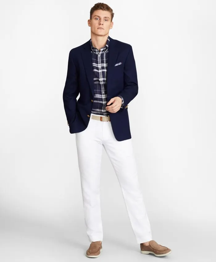 Brooks Brothers Blazers Regent Fit BrooksCool Blazer Navy 8211 Men