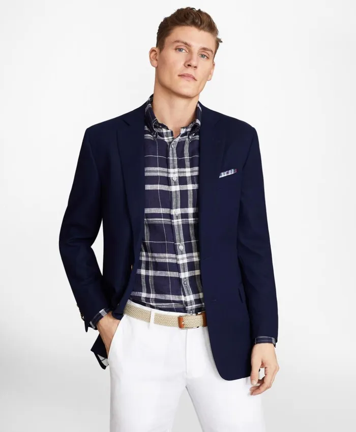 Brooks Brothers Blazers Regent Fit BrooksCool Blazer Navy 8211 Men