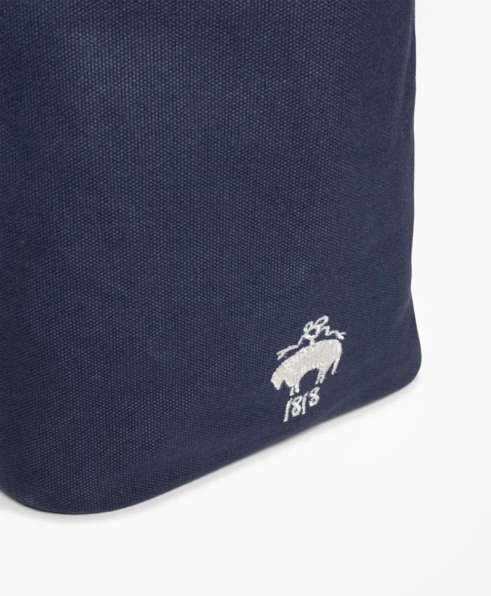 Brooks Brothers Briefcases and Luggage Canvas Tote Bag Navy 8211 Men