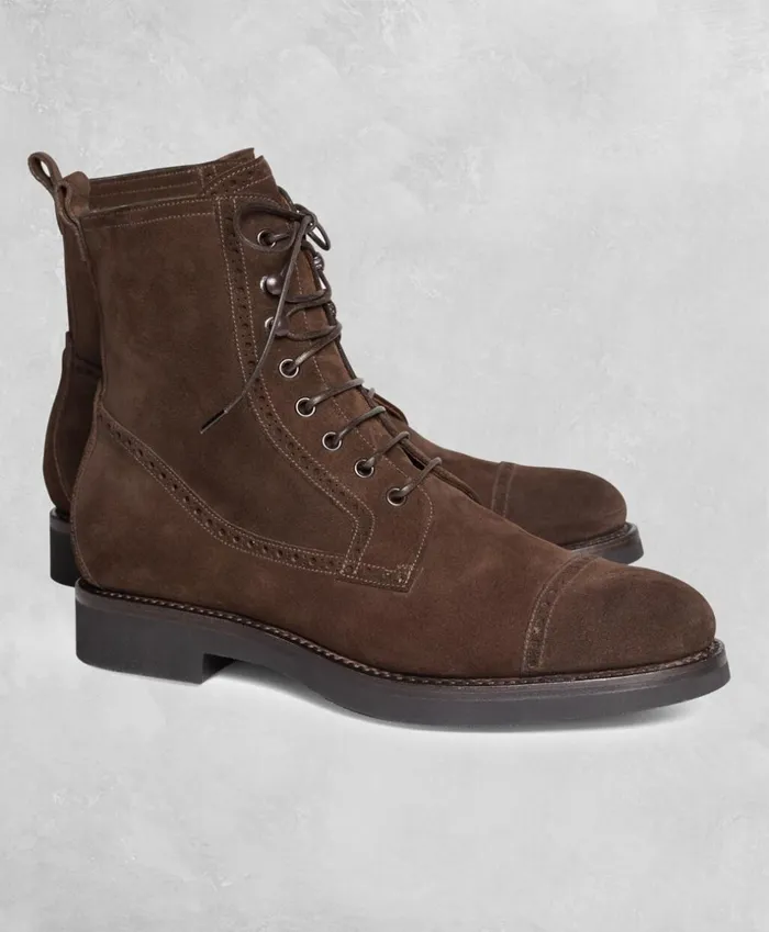 Brooks Brothers Dress and Casual Shoes Golden Fleece Suede Boots Brown 8211 Men Brooks Brothers Dress and Casual Shoes Golden Fleece Suede Boots Brown 8211 Men