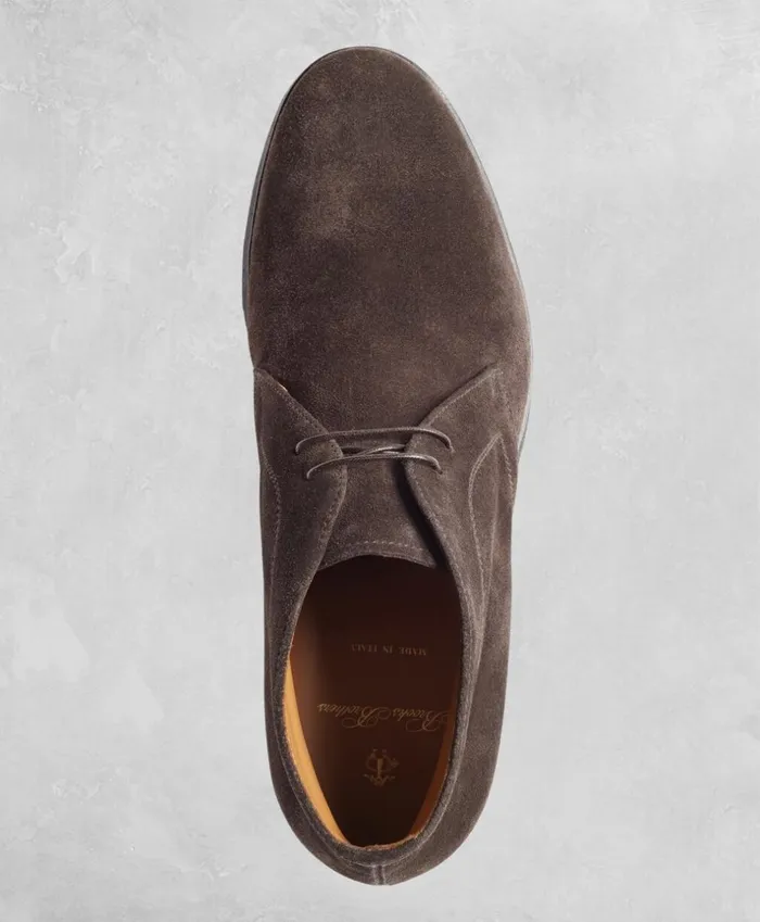 Brooks Brothers Dress and Casual Shoes Golden Fleece Suede Chukka Boots Brown 8211 Men