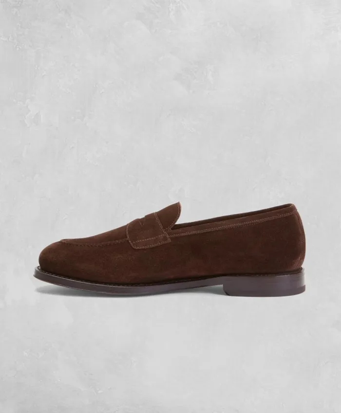 Brooks Brothers Dress and Casual Shoes Golden Fleece Suede Penny Loafers Brown 8211 Men Brooks Brothers Dress and Casual Shoes Golden Fleece Suede Penny Loafers Brown 8211 Men