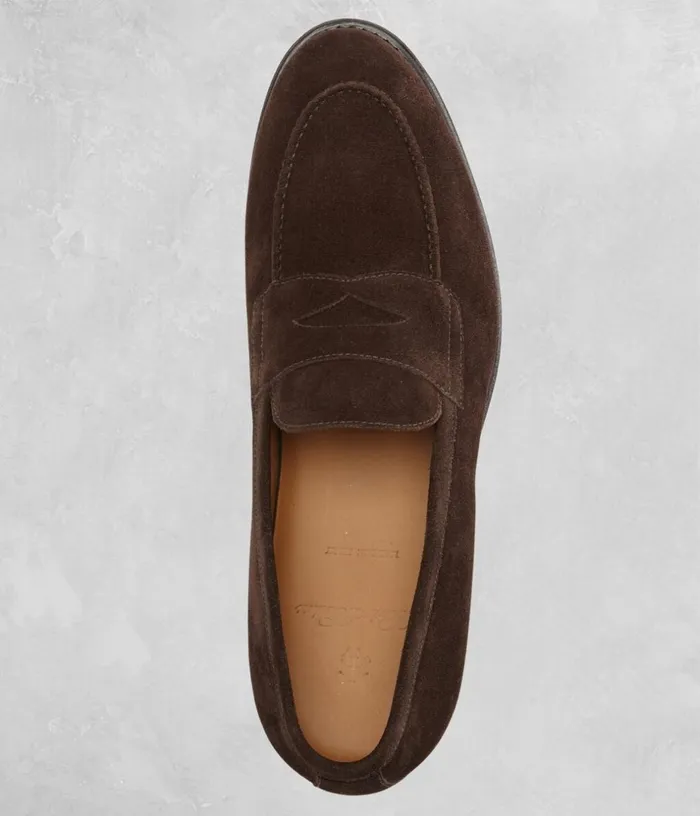 Brooks Brothers Dress and Casual Shoes Golden Fleece Suede Penny Loafers Brown 8211 Men Brooks Brothers Dress and Casual Shoes Golden Fleece Suede Penny Loafers Brown 8211 Men