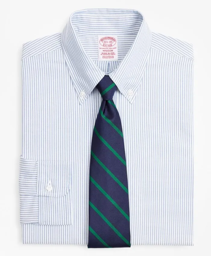Brooks Brothers Dress Shirts Original Polo ButtonDown Oxford Madison ClassicFit Dress Shirt Stripe Dark Blue 8211 Men Brooks Brothers Dress Shirts Original Polo ButtonDown Oxford Madison ClassicFit Dress Shirt Stripe Dark Blue 8211 Men