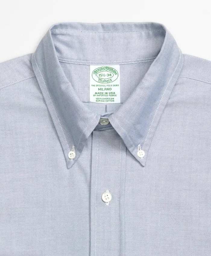 Brooks Brothers Dress Shirts Original Polo ButtonDown Oxford Milano SlimFit Dress Shirt Blue 8211 Men Brooks Brothers Dress Shirts Original Polo ButtonDown Oxford Milano SlimFit Dress Shirt Blue 8211 Men