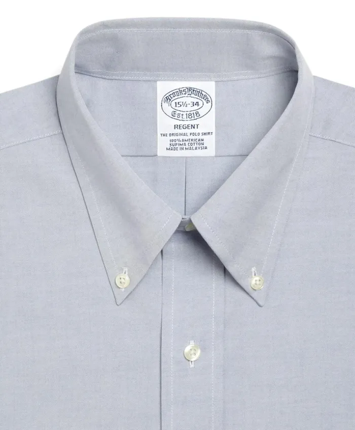 Brooks Brothers Dress Shirts Regent Fitted Dress Shirt ButtonDown Collar Blue 8211 Men Brooks Brothers Dress Shirts Regent Fitted Dress Shirt ButtonDown Collar Blue 8211 Men