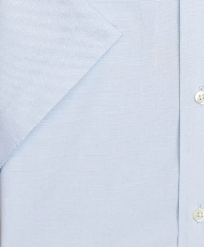 Brooks Brothers Dress Shirts Stretch Soho ExtraSlimFit Dress Shirt NonIron Poplin EndonEnd ShortSleeve Light Blue 8211 Men Brooks Brothers Dress Shirts Stretch Soho ExtraSlimFit Dress Shirt NonIron Poplin EndonEnd ShortSleeve Light Blue 8211 Men