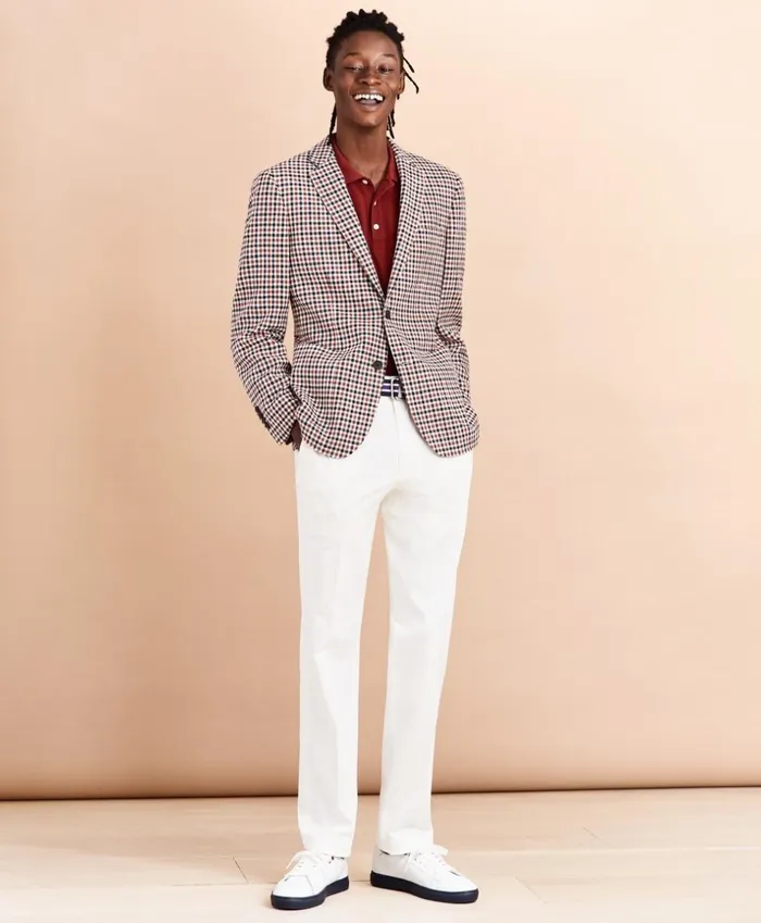 Brooks Brothers Dress Trousers CottonBlend Stretch Trousers White 8211 Men Brooks Brothers Dress Trousers CottonBlend Stretch Trousers White 8211 Men