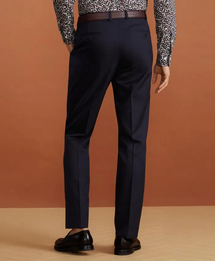 Brooks Brothers Dress Trousers Golden Fleece Sea Island Cotton Chino Trousers Navy 8211 Men