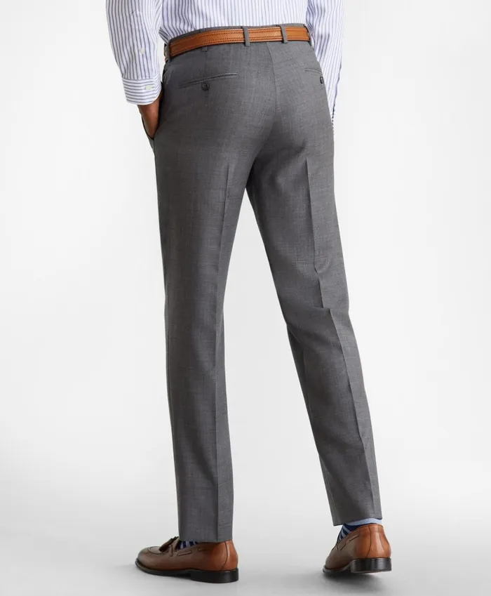 Brooks Brothers Dress Trousers Milano Fit Wool Trousers Grey 8211 Men Brooks Brothers Dress Trousers Milano Fit Wool Trousers Grey 8211 Men