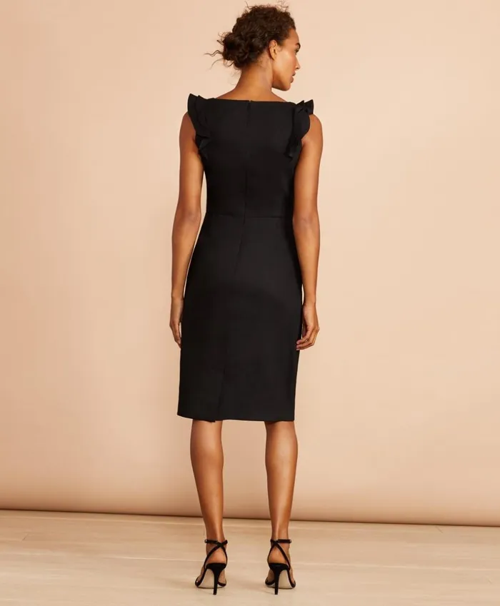 Brooks Brothers Dresses LinenBlend Twill Sheath Dress Black 8211 Women Brooks Brothers Dresses LinenBlend Twill Sheath Dress Black 8211 Women