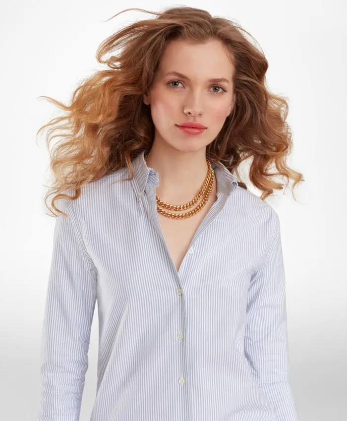 Brooks Brothers Jewelry GoldPlated TwoStrand Curb Chain Necklace Gold 8211 Women