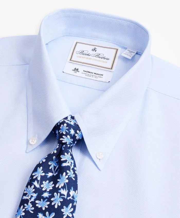 Brooks Brothers Luxury Shirts Luxury Collection Regent Fitted Dress Shirt ButtonDown Collar Dobby Links Light Blue 8211 Men Brooks Brothers Luxury Shirts Luxury Collection Regent Fitted Dress Shirt ButtonDown Collar Dobby Links Light Blue 8211 Men