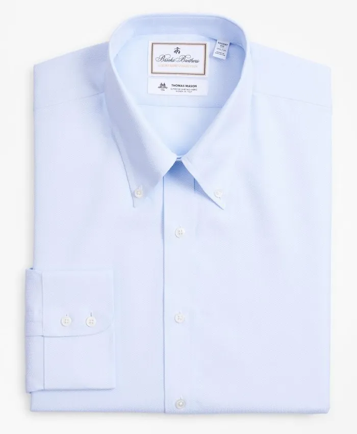 Brooks Brothers Luxury Shirts Luxury Collection Regent Fitted Dress Shirt ButtonDown Collar Dobby Links Light Blue 8211 Men Brooks Brothers Luxury Shirts Luxury Collection Regent Fitted Dress Shirt ButtonDown Collar Dobby Links Light Blue 8211 Men