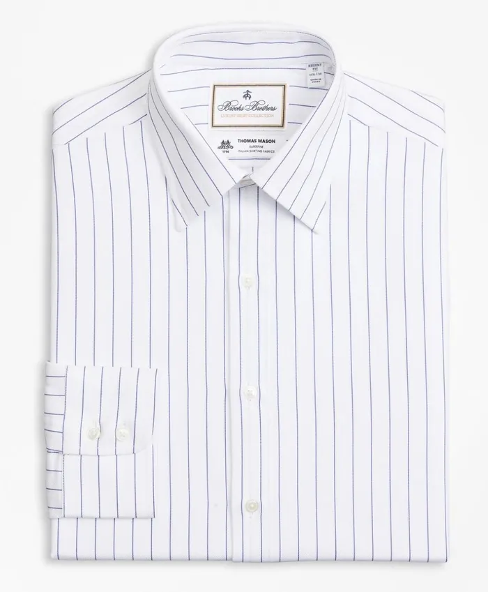 Brooks Brothers Luxury Shirts Luxury Collection Regent Fitted Dress Shirt Franklin Spread Collar Pinstripe White 8211 Men Brooks Brothers Luxury Shirts Luxury Collection Regent Fitted Dress Shirt Franklin Spread Collar Pinstripe White 8211 Men