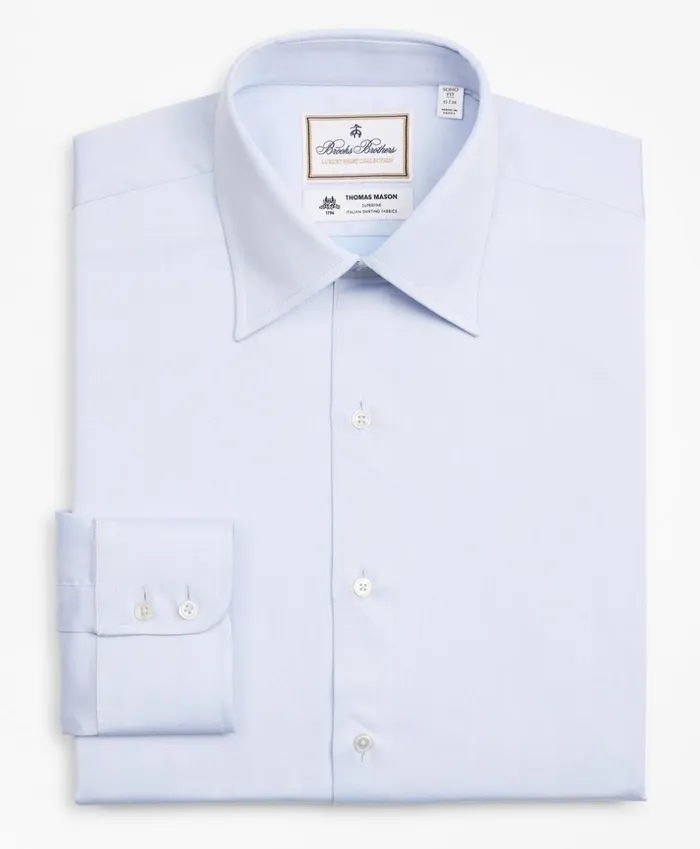 Brooks Brothers Luxury Shirts Luxury Collection Soho ExtraSlimFit Dress Shirt Franklin Spread Collar Herringbone Light Blue 8211 Men Brooks Brothers Luxury Shirts Luxury Collection Soho ExtraSlimFit Dress Shirt Franklin Spread Collar Herringbone Light Blue 8211 Men