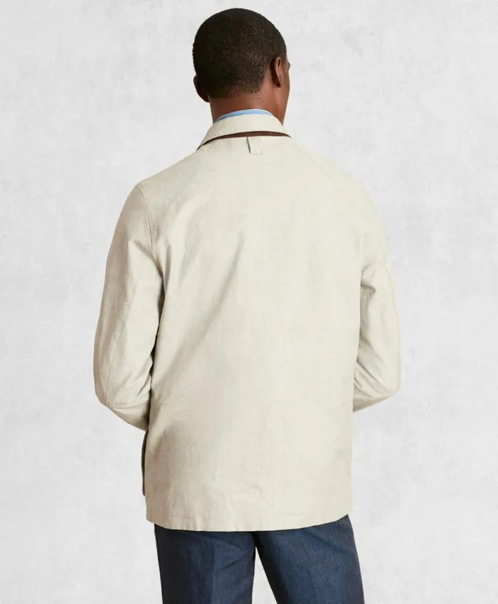 Brooks Brothers Outerwear Golden Fleece LinenBlend Twill Jacket Beige 8211 Men Brooks Brothers Outerwear Golden Fleece LinenBlend Twill Jacket Beige 8211 Men