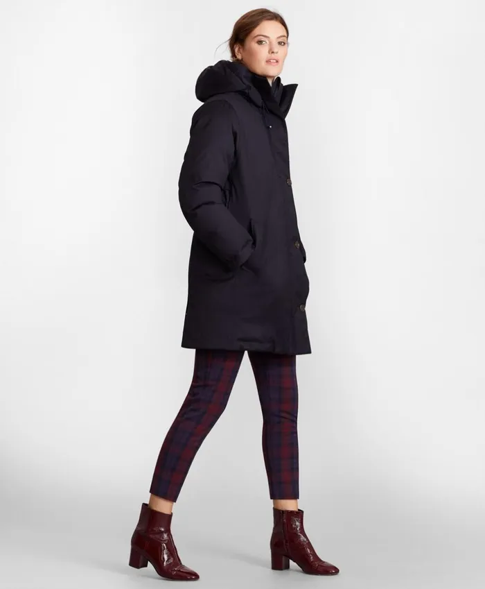 Brooks Brothers Outerwear Polar Series Waterproof Wool Parka Navy 8211 Women Brooks Brothers Outerwear Polar Series Waterproof Wool Parka Navy 8211 Women