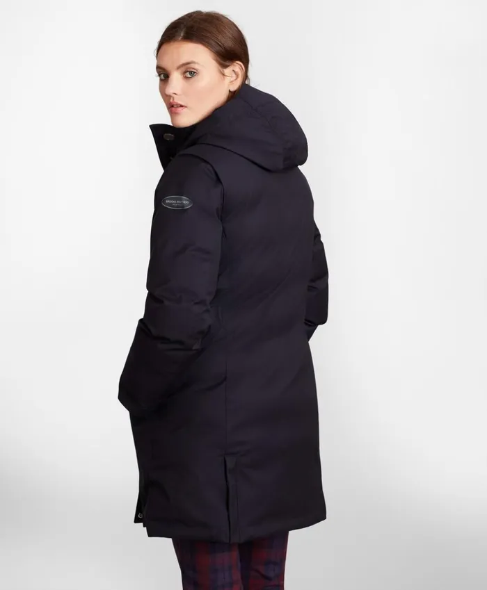 Brooks Brothers Outerwear Polar Series Waterproof Wool Parka Navy 8211 Women Brooks Brothers Outerwear Polar Series Waterproof Wool Parka Navy 8211 Women