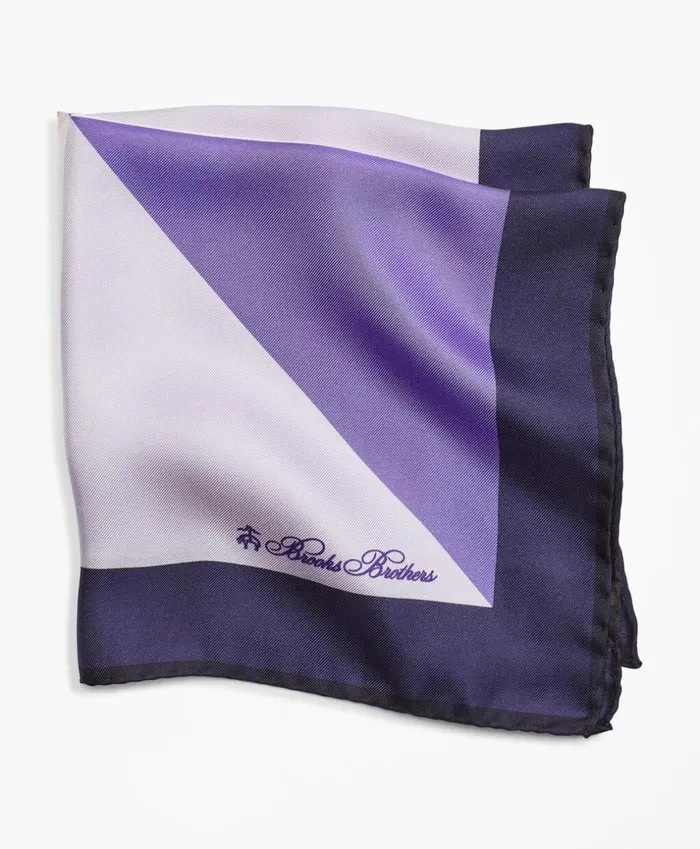 Brooks Brothers Pocket Squares and Handkerchiefs ColorBlock Pocket Square Light Purple 8211 Men Brooks Brothers Pocket Squares and Handkerchiefs ColorBlock Pocket Square Light Purple 8211 Men
