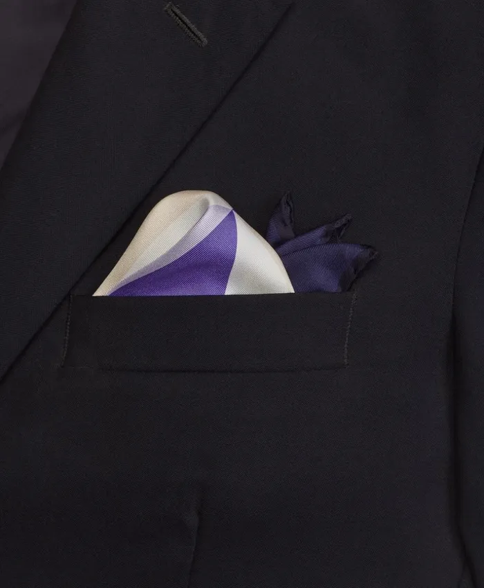 Brooks Brothers Pocket Squares and Handkerchiefs ColorBlock Pocket Square Light Purple 8211 Men Brooks Brothers Pocket Squares and Handkerchiefs ColorBlock Pocket Square Light Purple 8211 Men