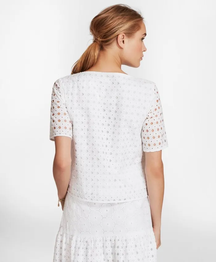 Brooks Brothers Shirts and Tops Cotton Eyelet Blouse White 8211 Women Brooks Brothers Shirts and Tops Cotton Eyelet Blouse White 8211 Women