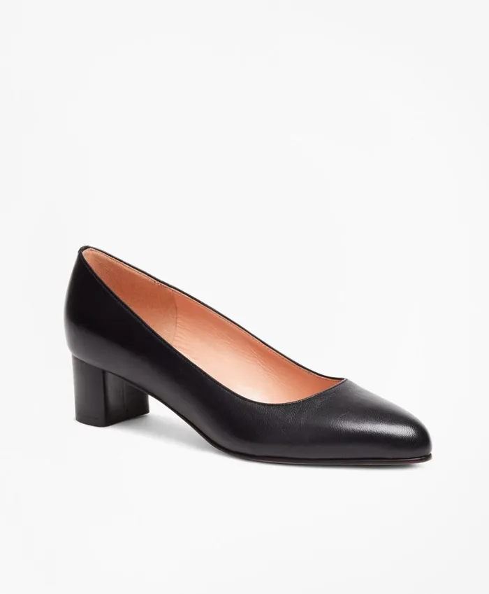 Brooks Brothers Shoes and Belts Leather Pumps Black 8211 Women