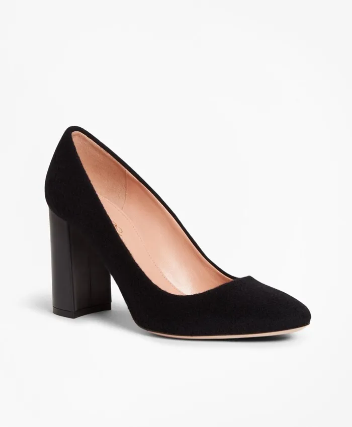 Brooks Brothers Shoes and Belts Wool Pumps Black 8211 Women