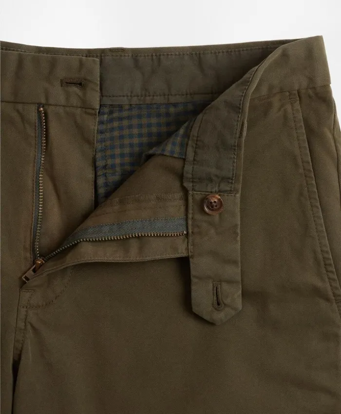 Brooks Brothers Shorts and Swimwear GarmentDyed 10034 Bermuda Shorts Dark Green 8211 Men