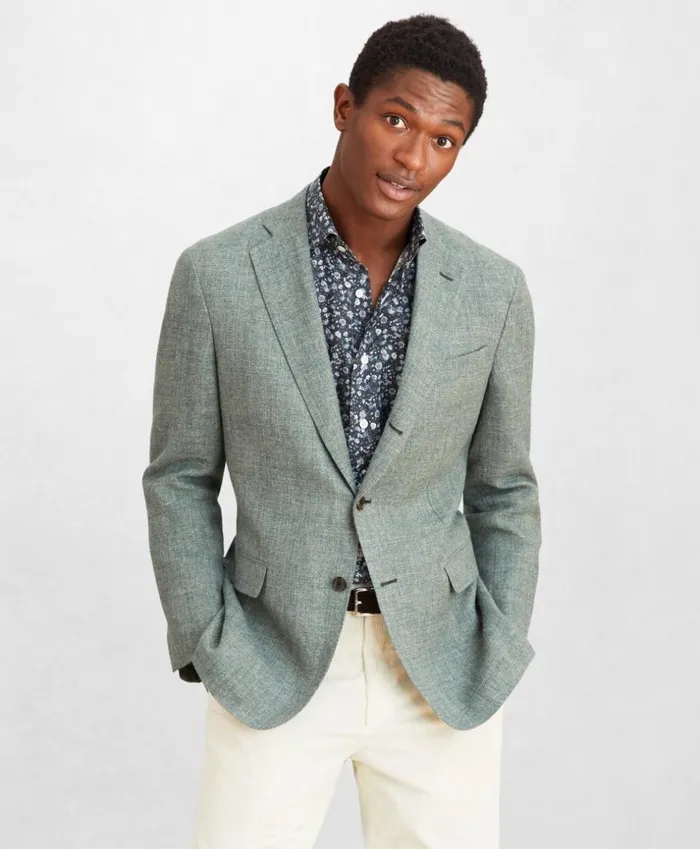 Brooks Brothers Sport Coats and Vests Golden Fleece ThreeButton Basketweave Sport Coat Turquoise 8211 Men Brooks Brothers Sport Coats and Vests Golden Fleece ThreeButton Basketweave Sport Coat Turquoise 8211 Men
