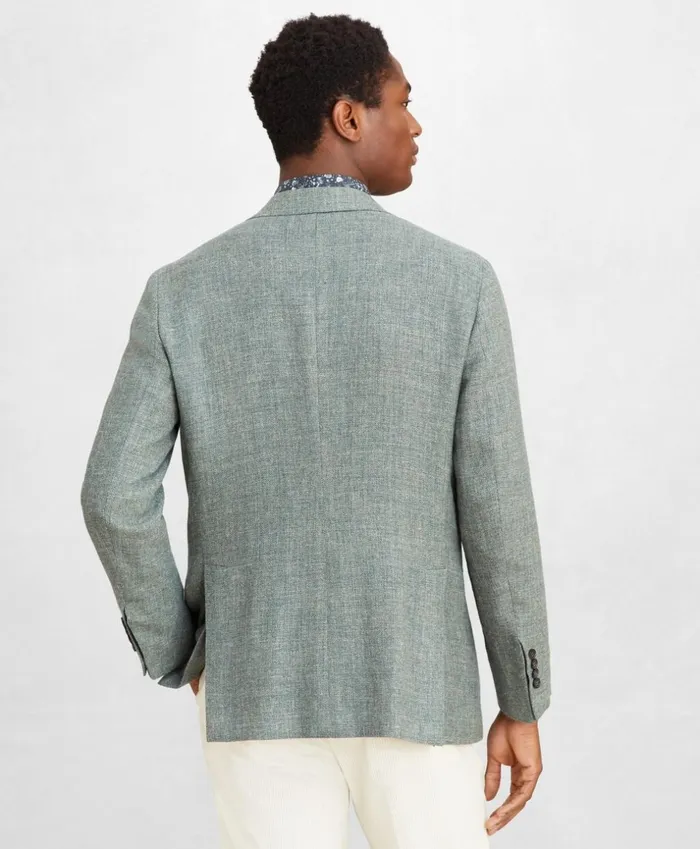 Brooks Brothers Sport Coats and Vests Golden Fleece ThreeButton Basketweave Sport Coat Turquoise 8211 Men Brooks Brothers Sport Coats and Vests Golden Fleece ThreeButton Basketweave Sport Coat Turquoise 8211 Men
