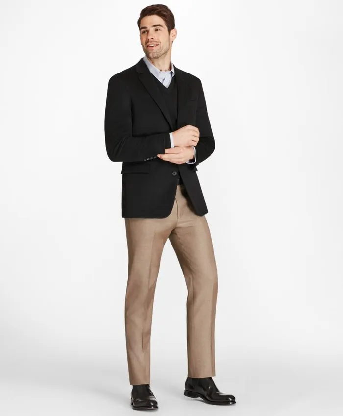 Brooks Brothers Sport Coats and Vests Regent Fit TwoButton Cashmere Sport Coat Black 8211 Men Brooks Brothers Sport Coats and Vests Regent Fit TwoButton Cashmere Sport Coat Black 8211 Men