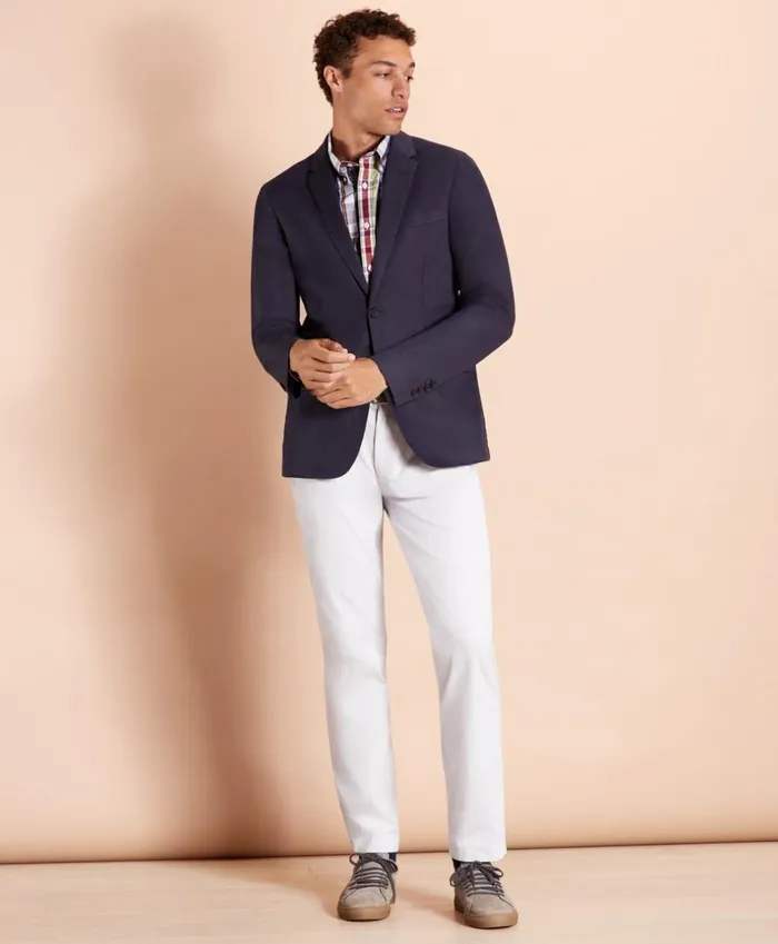 Brooks Brothers Sport Coats and Vests Stretch Cotton Twill Sport Coat Navy 8211 Men Brooks Brothers Sport Coats and Vests Stretch Cotton Twill Sport Coat Navy 8211 Men