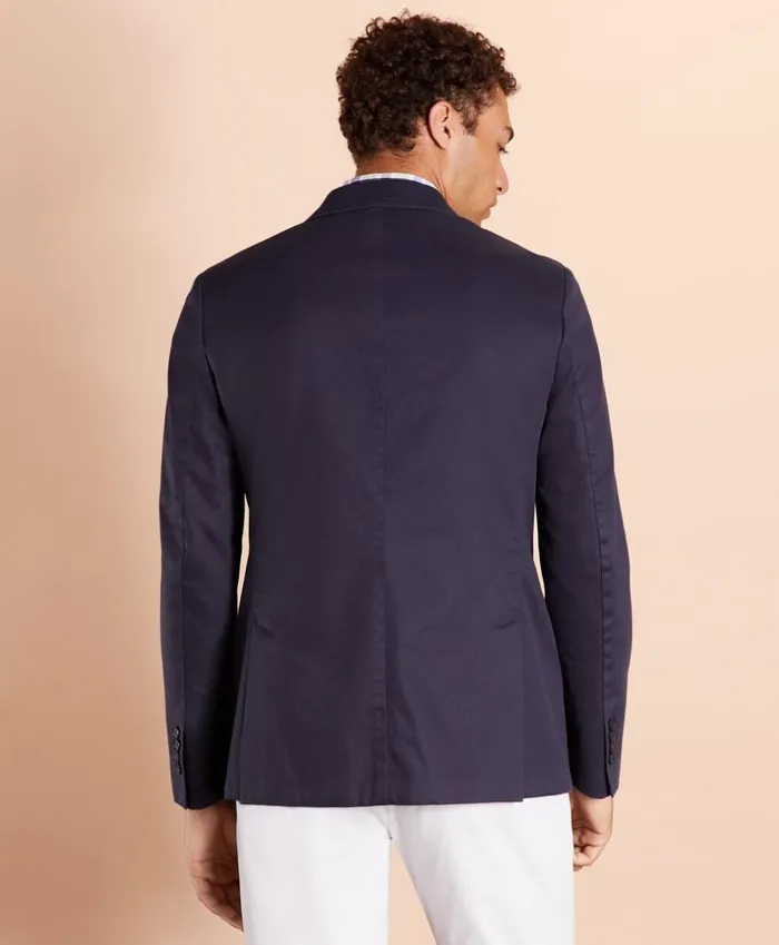 Brooks Brothers Sport Coats and Vests Stretch Cotton Twill Sport Coat Navy 8211 Men Brooks Brothers Sport Coats and Vests Stretch Cotton Twill Sport Coat Navy 8211 Men