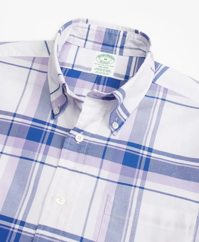 Brooks Brothers Sport Shirts Milano Fit Oxford Plaid Sport Shirt Purple 8211 Men Brooks Brothers Sport Shirts Milano Fit Oxford Plaid Sport Shirt Purple 8211 Men