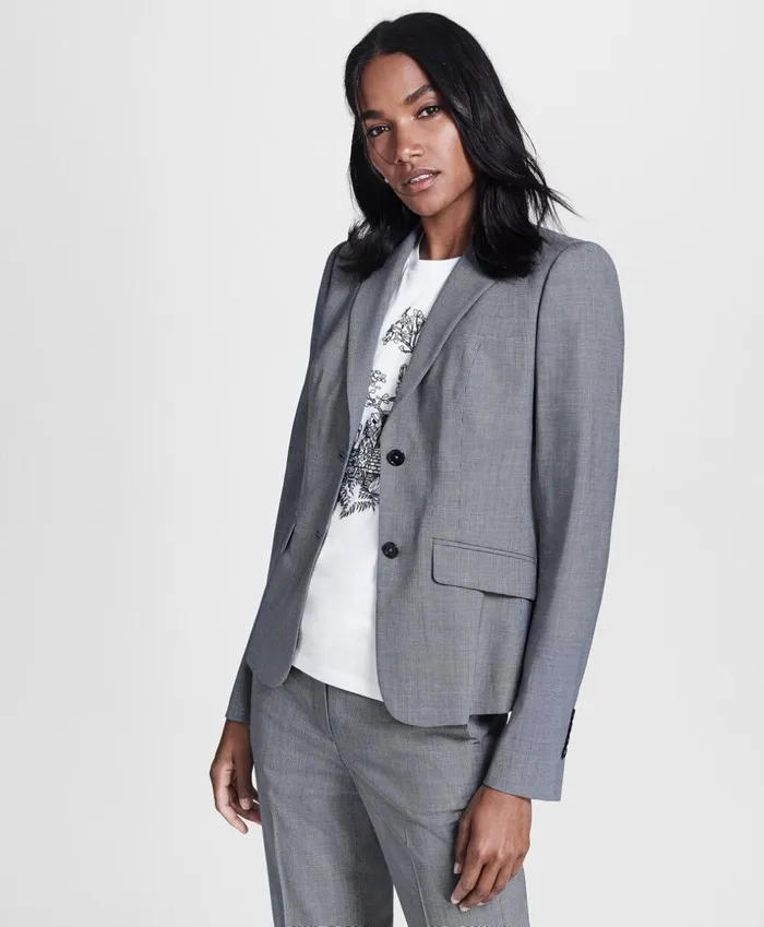 Brooks Brothers Suit Separates Houndstooth BrooksCool Merino Wool Jacket Greymulti 8211 Women Brooks Brothers Suit Separates Houndstooth BrooksCool Merino Wool Jacket Greymulti 8211 Women