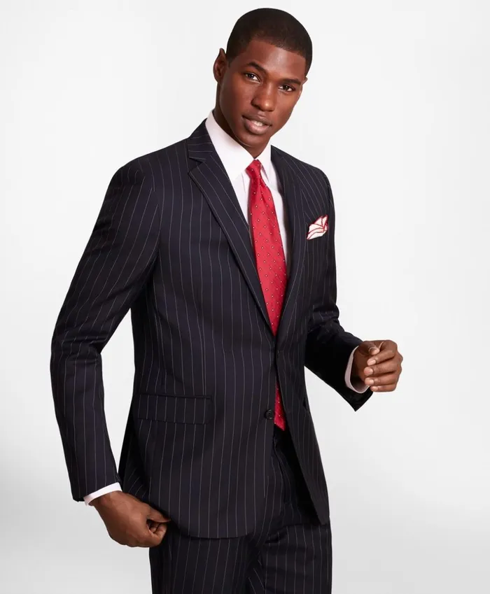 Brooks Brothers Suits BrooksGate RegentFit BeadStripe Twill Suit Jacket Navy 8211 Men Brooks Brothers Suits BrooksGate RegentFit BeadStripe Twill Suit Jacket Navy 8211 Men